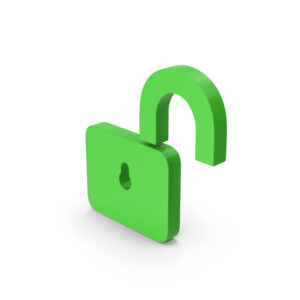 symbol unlocked padlock green lock Ka6zJN2 600